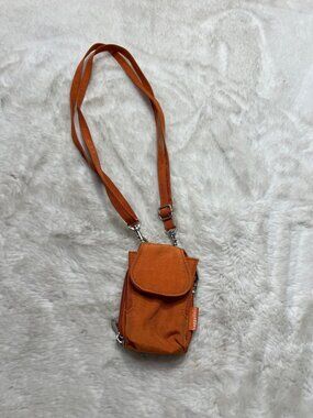 Baggallini Mini Orange Crossbody Bag With Adjustable Strap